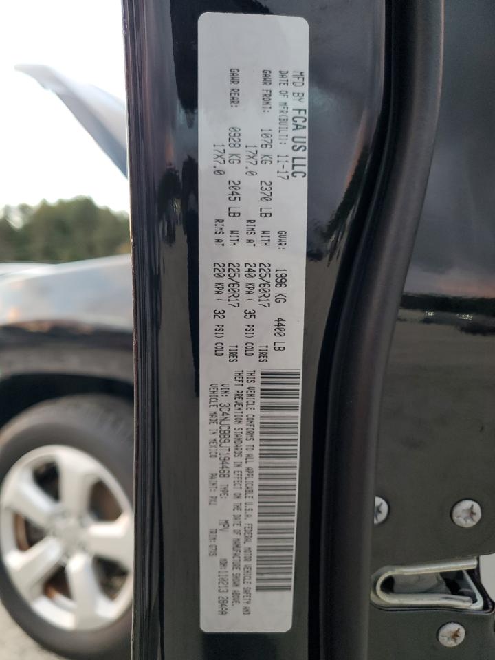 2018 Jeep Compass Latitude VIN: 3C4NJCBB9JT194468 Lot: 85858235