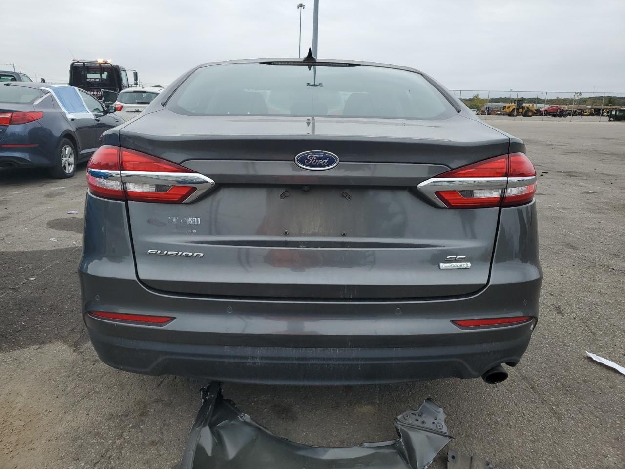 2019 Ford Fusion Se VIN: 3FA6P0HD7KR282322 Lot: 86634545