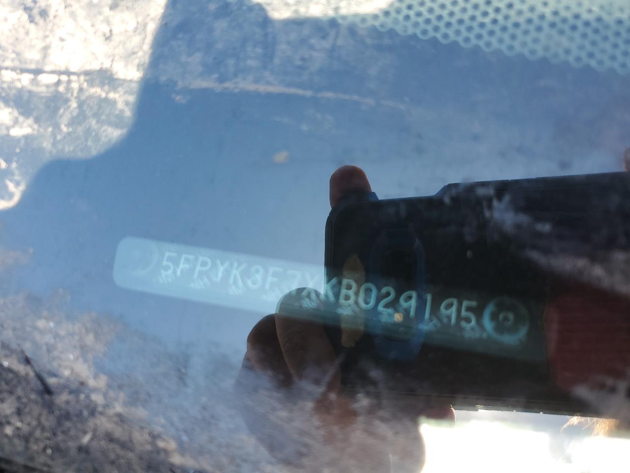 2019 Honda Ridgeline Rtl VIN: 5FPYK3F7XKB029195 Lot: 87007815