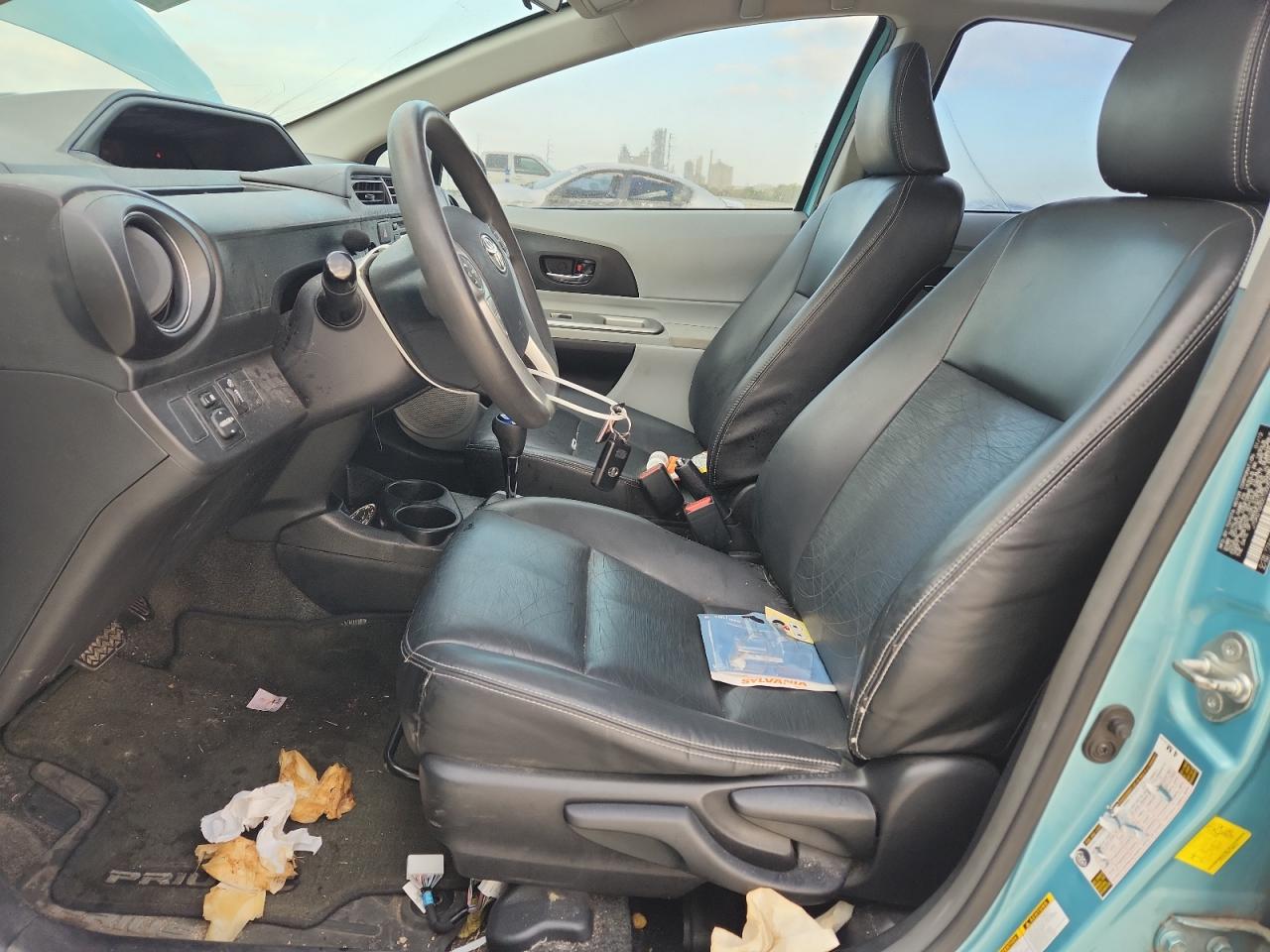 2012 Toyota Prius C VIN: JTDKDTB30C1000536 Lot: 87118625