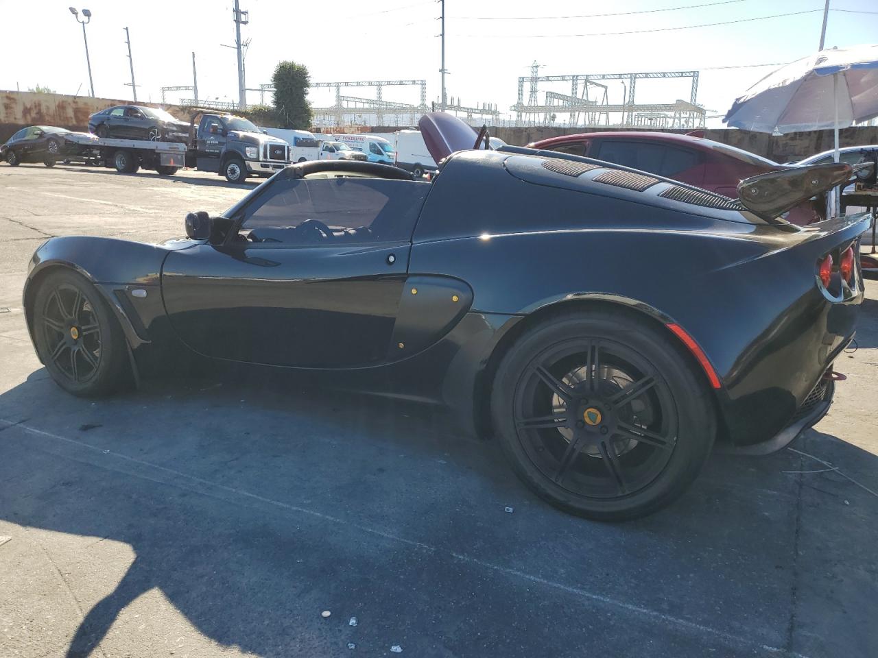 2006 Lotus Exige black coupe gas SCCPC11166HL82000 photo #3