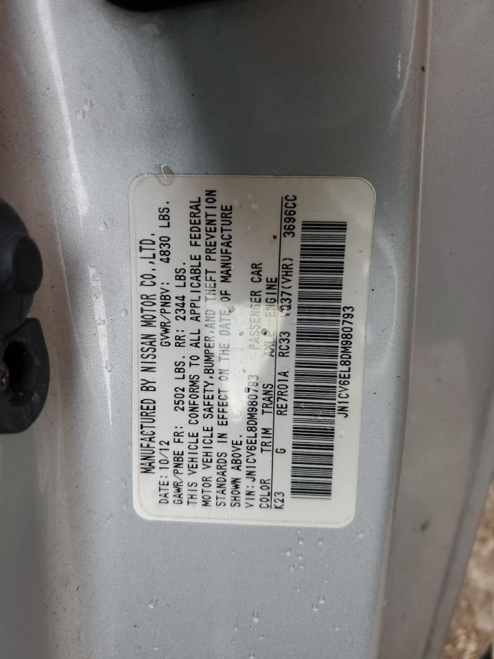 2013 Infiniti G37 VIN: JN1CV6EL8DM980793 Lot: 86638815