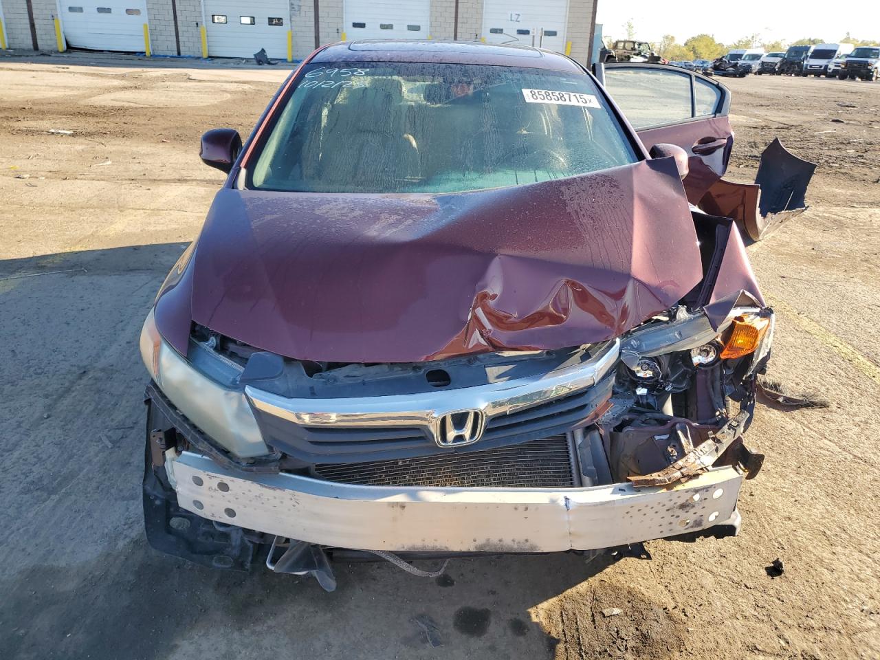 2012 Honda Civic Exl VIN: 19XFB2F96CE026958 Lot: 85858715