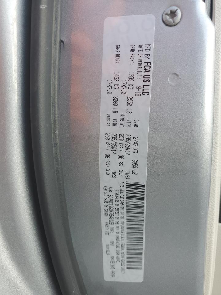 2019 Chrysler Pacifica Touring L VIN: 2C4RC1BG9KR540129 Lot: 90339685