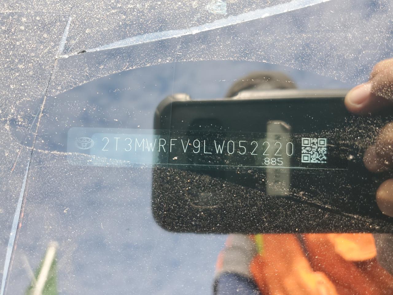 2020 Toyota Rav4 Le VIN: 2T3MWRFV9LW052220 Lot: 81958625