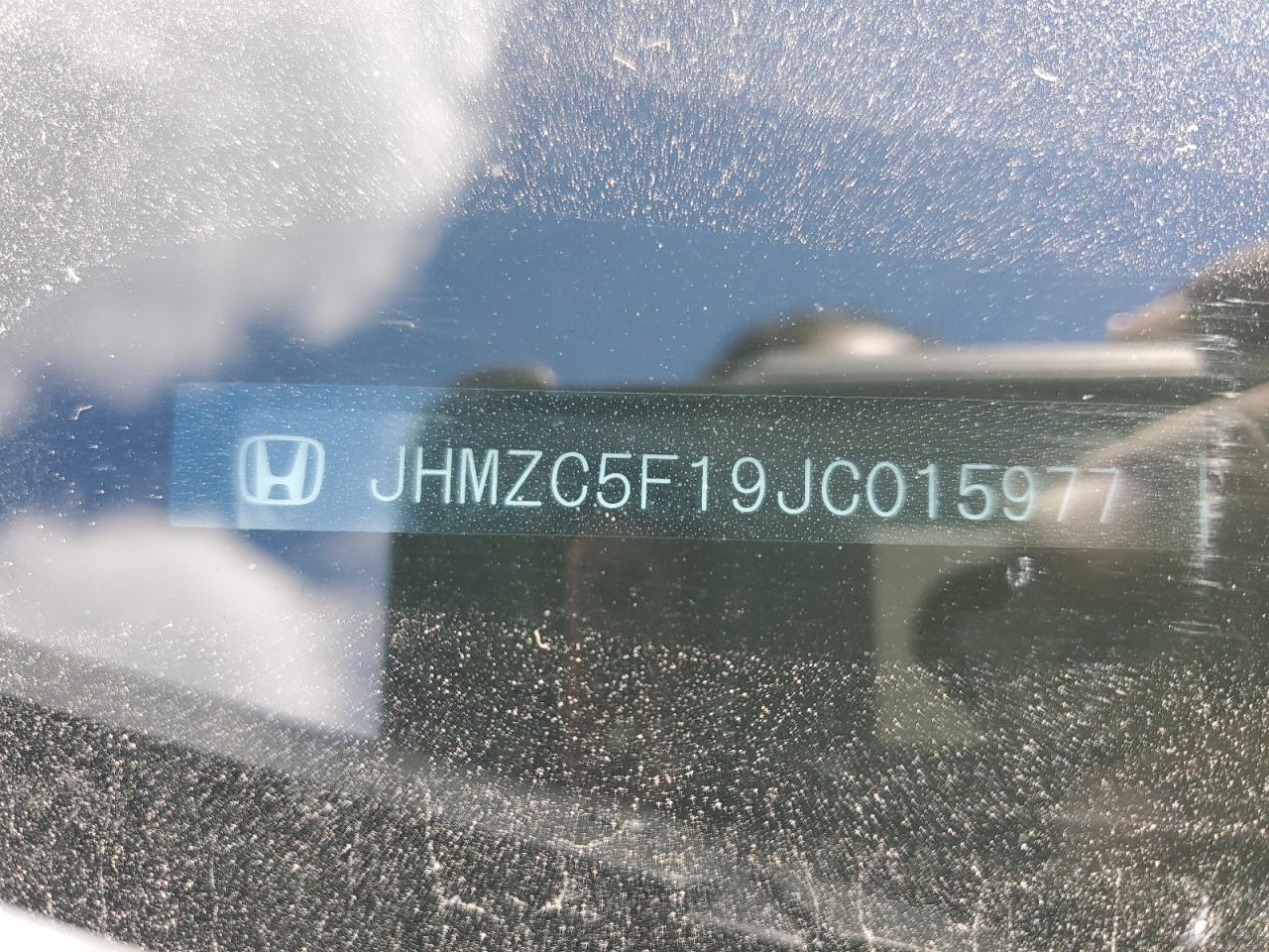 2018 Honda Clarity VIN: JHMZC5F19JC015977 Lot: 82006615