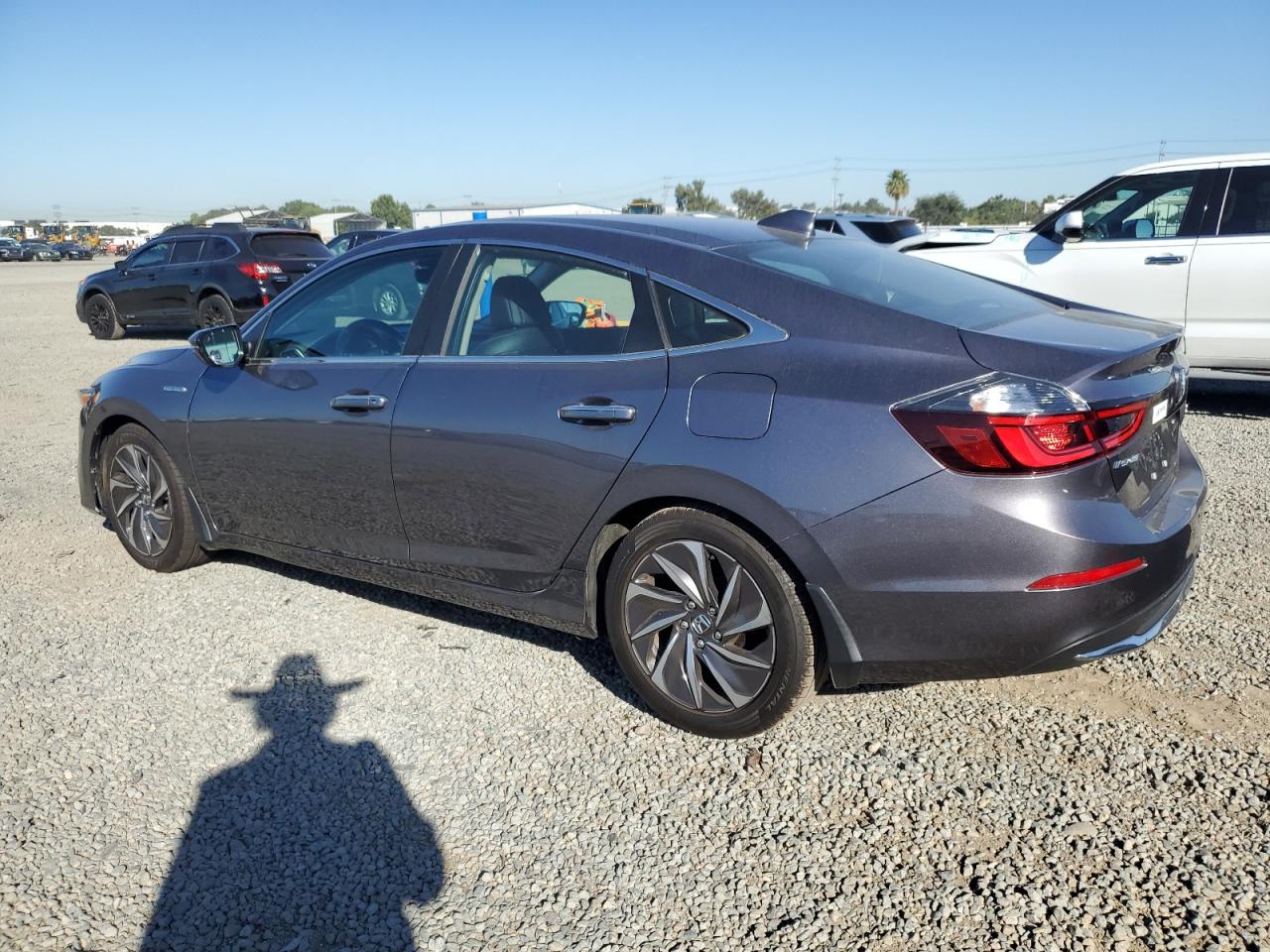 2021 Honda Insight Touring grey null hybrid 19XZE4F91ME005517 photo #3