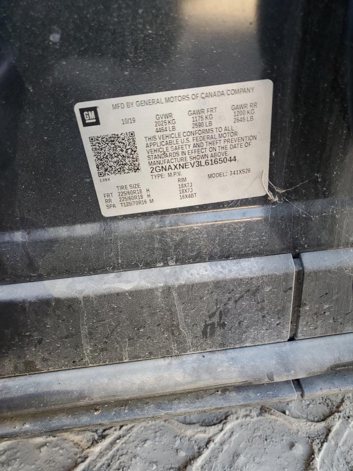 2020 Chevrolet Equinox Premier VIN: 2GNAXNEV3L6165044 Lot: 86112795