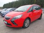 2014 VAUXHALL ZAFIRA 2.0 CDTI EXCLUSIV 5DR for sale at Copart WHITBURN