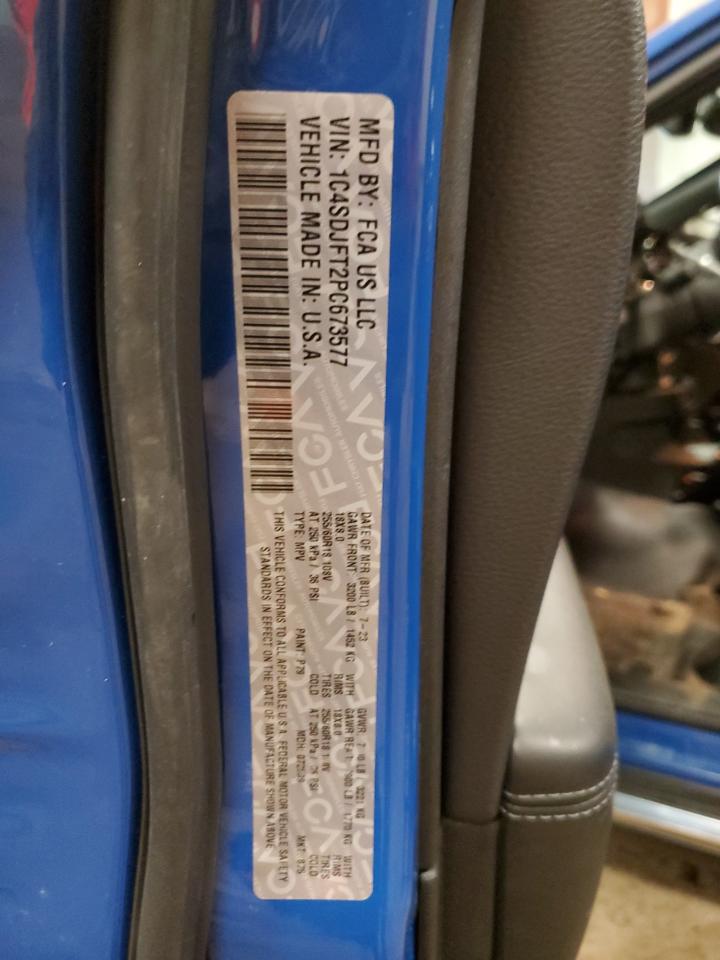 2023 Dodge Durango Pursuit VIN: 1C4SDJFT2PC673577 Lot: 85144925