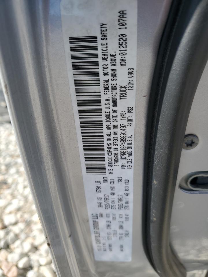 2011 Dodge Ram 1500 VIN: 1D7RB1GP4BS601497 Lot: 82675115