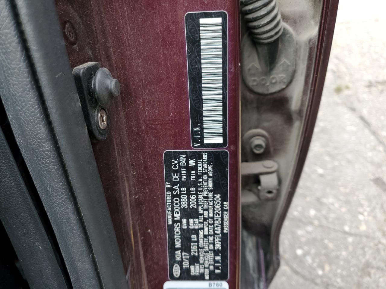 2018 Kia Forte Lx VIN: 3KPFL4A78JE206504 Lot: 86615125