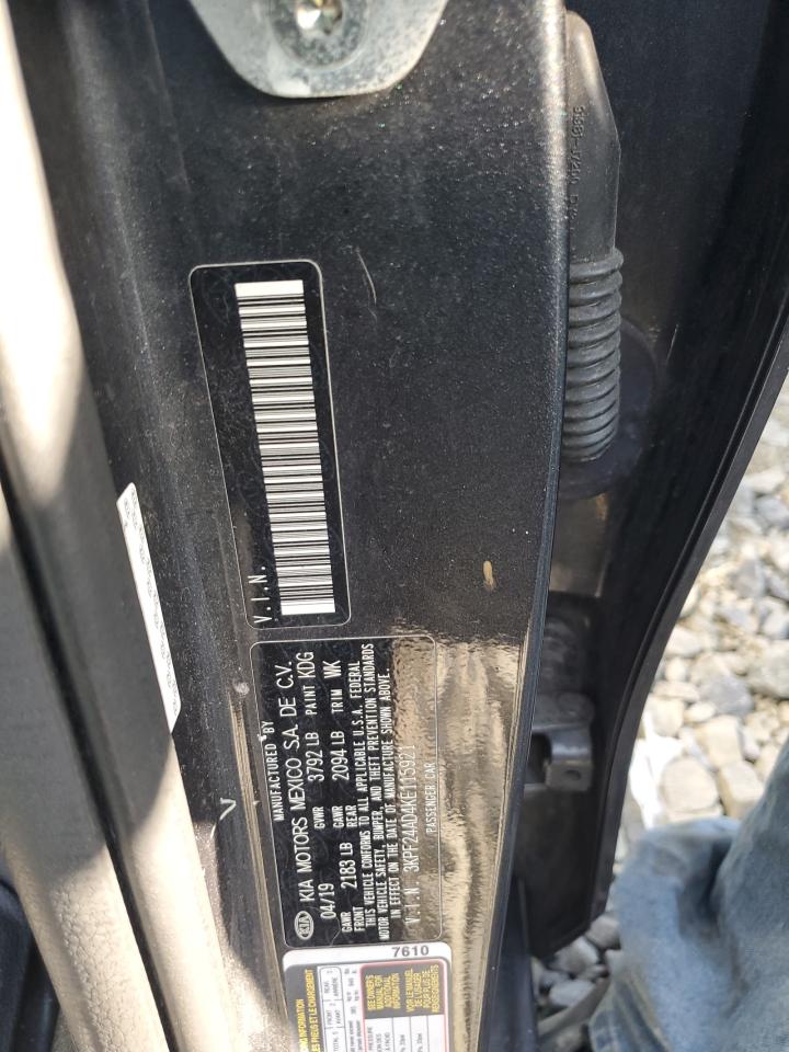 2019 Kia Forte Fe VIN: 3KPF24AD4KE115921 Lot: 85175225