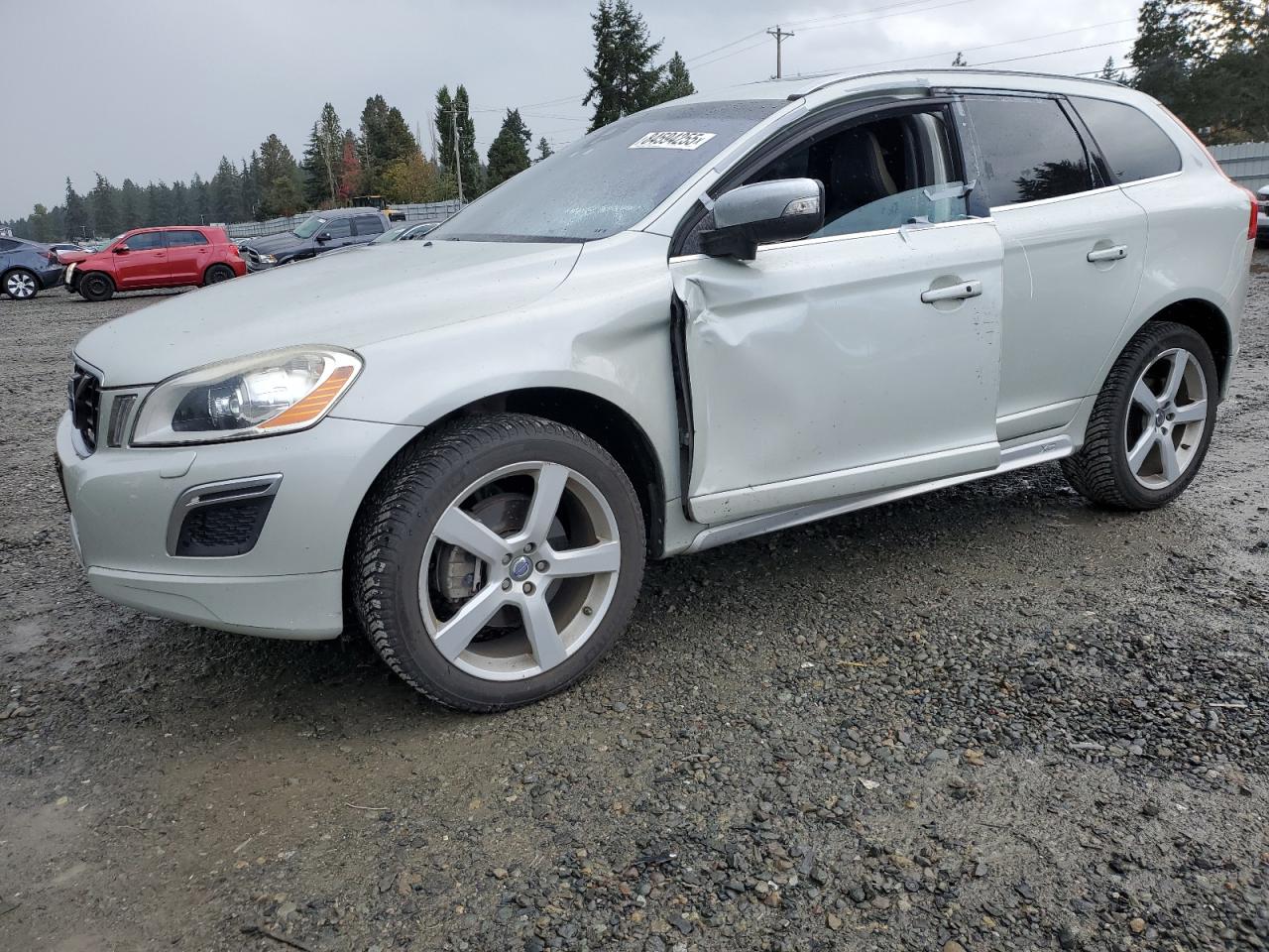 YV4902DZ9D2414137 VOLVO XC60 2013 SILVER Photo 1