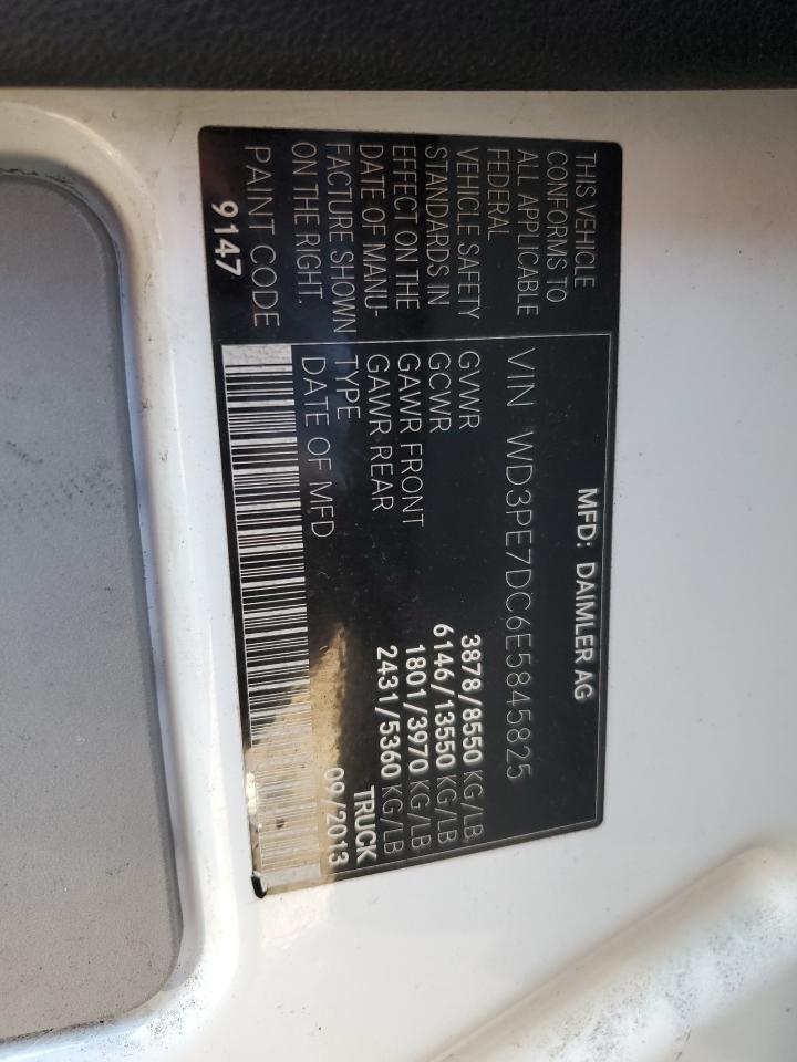 2014 Mercedes-Benz Sprinter 2500 VIN: WD3PE7DC6E5848255 Lot: 84899935