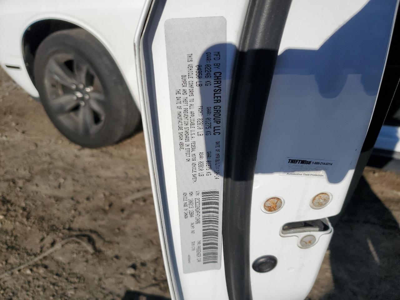 2015 Dodge Challenger Sxt VIN: 2C3CDZAGXFH713496 Lot: 82785925