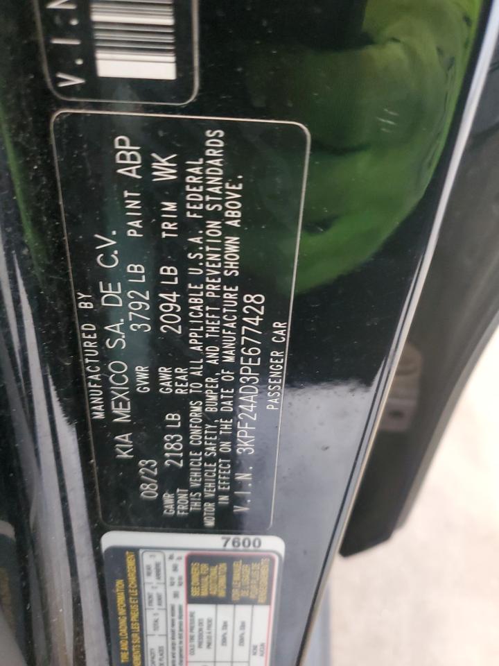 2023 Kia Forte Lx VIN: 3KPF24AD3PE677428 Lot: 82274215