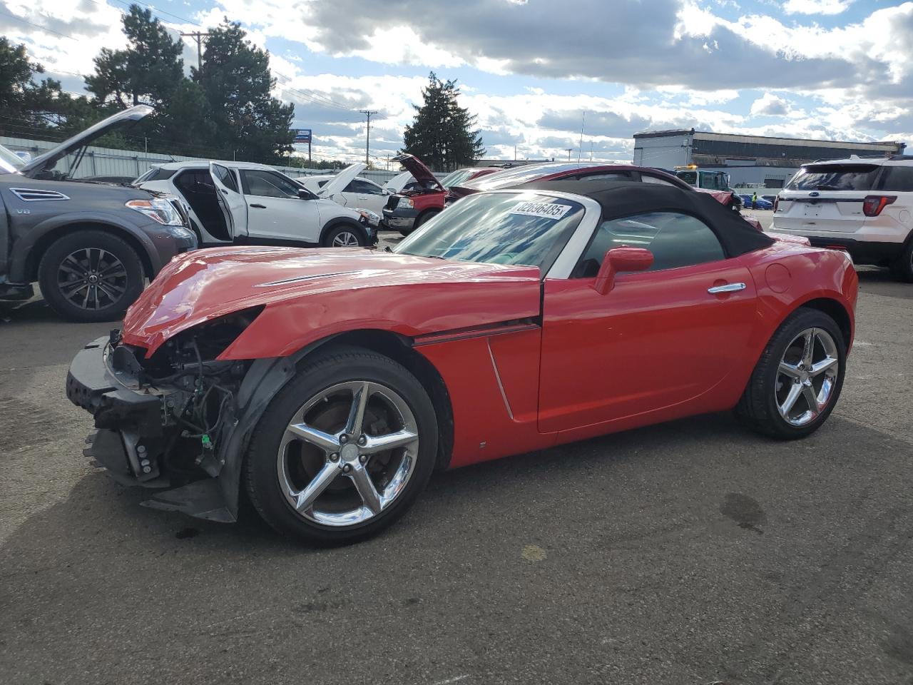 SATURN SKY 2008. Lot# 82696485. VIN 1G8MF35X08Y127281. Photo 1