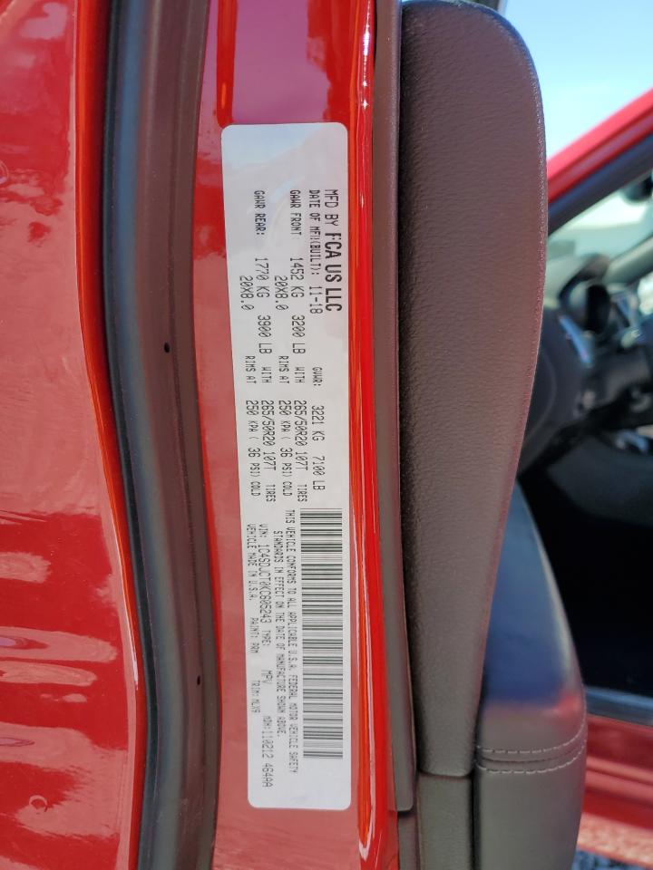 2019 Dodge Durango R/T VIN: 1C4SDJCT0KC605243 Lot: 84469545