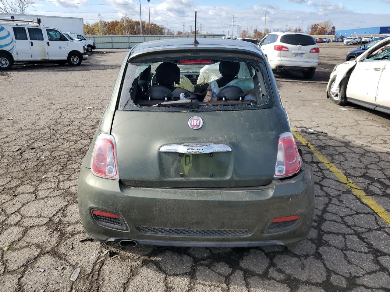 2012 Fiat 500 Sport VIN: 3C3CFFBR7CT344267 Lot: 90710075