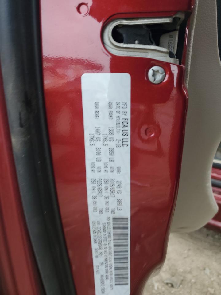 2016 Chrysler Town & Country Touring L VIN: 2C4RC1CG1GR303446 Lot: 86295885