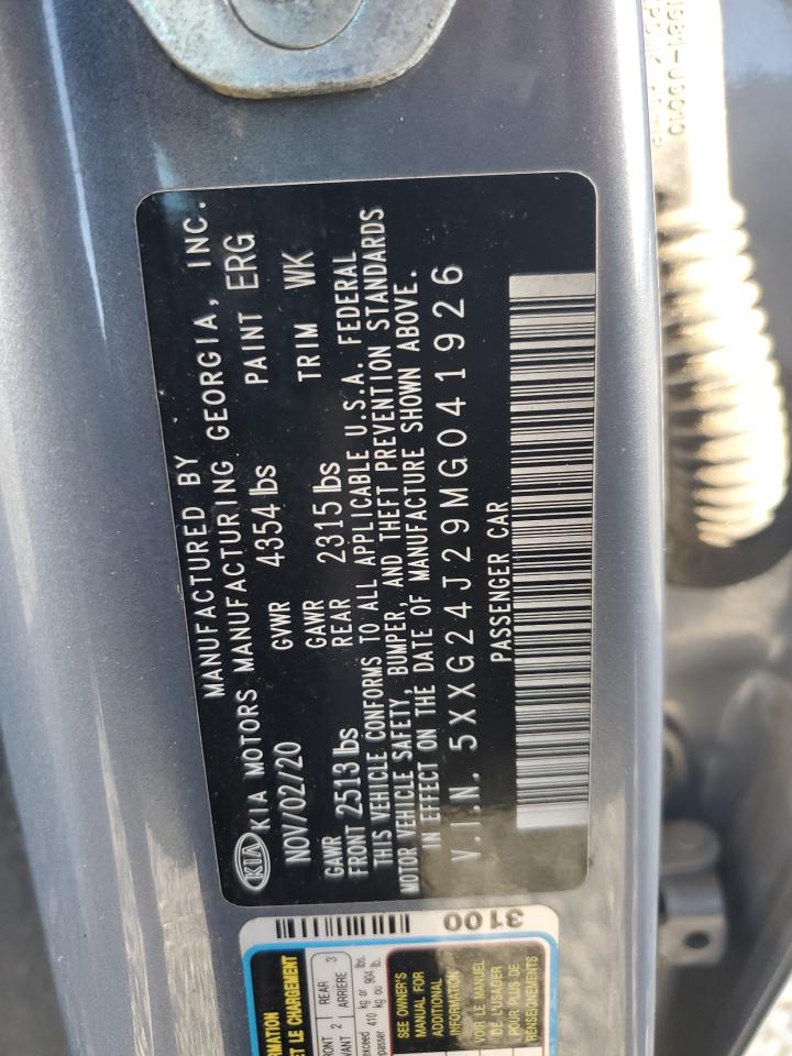 2021 Kia K5 Lx VIN: 5XXG24J29MG041926 Lot: 87413185