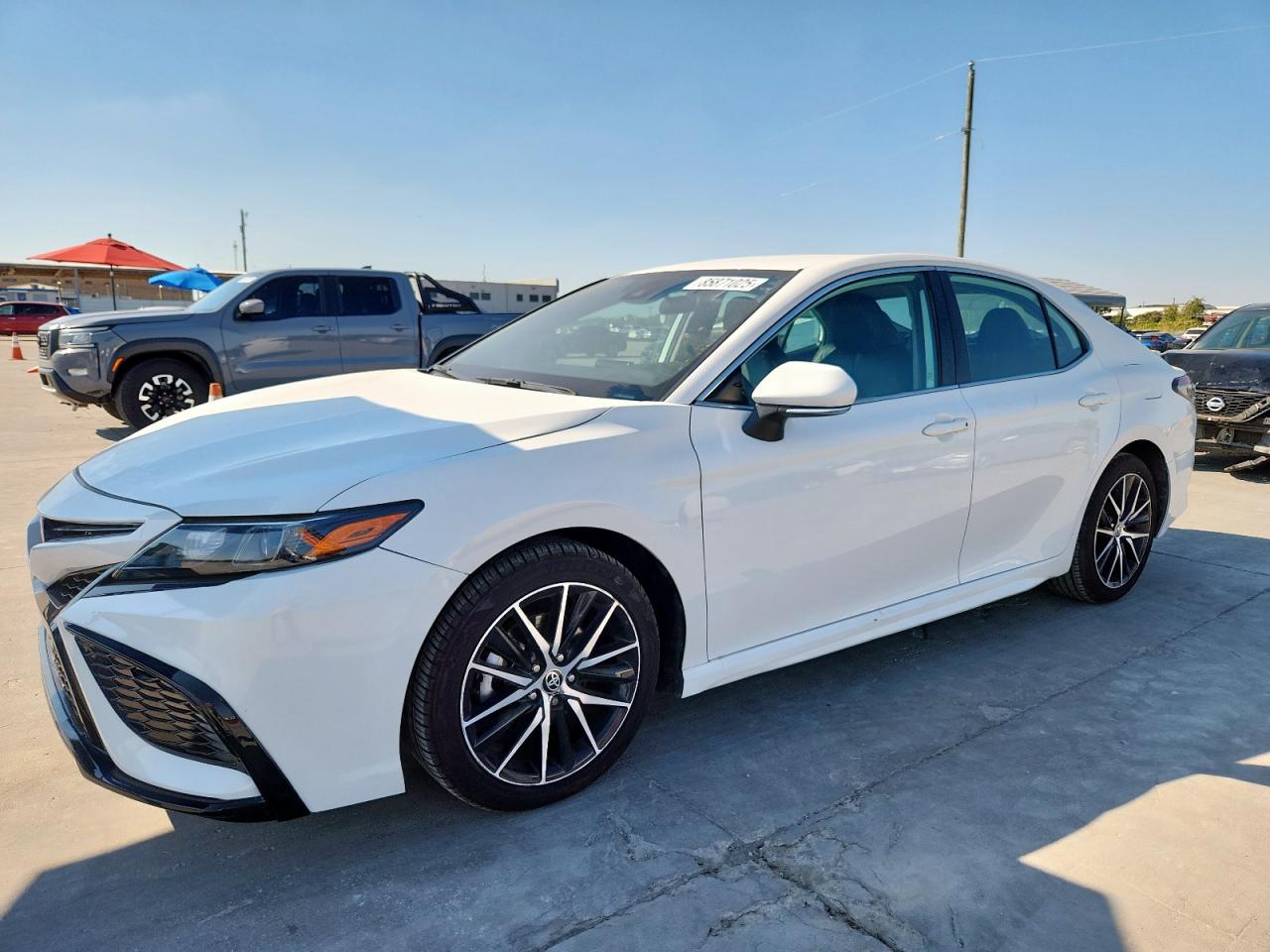 2022 Toyota Camry Se white null gas 4T1G11AK8NU666939 photo #1