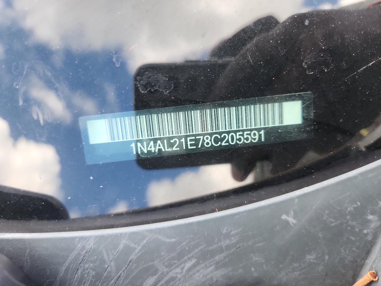 2008 Nissan Altima VIN: 1N4AL21E78C205591 Lot: 82240435