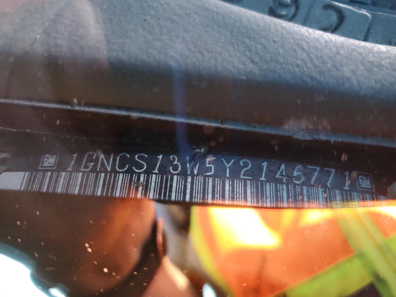 2000 Chevrolet Blazer VIN: 1GNCS13W5Y2146771 Lot: 89513545