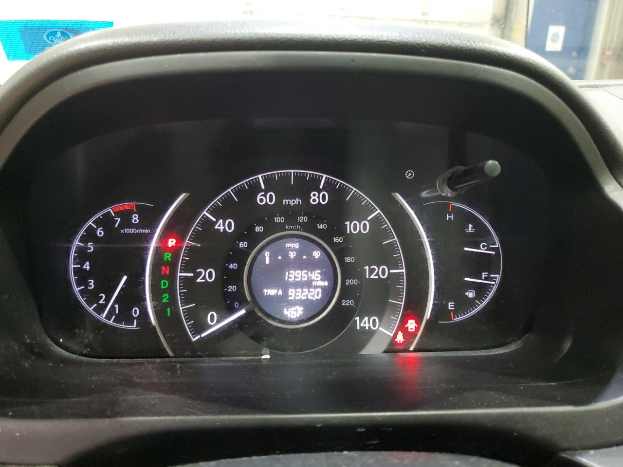 2012 Honda Cr-V Lx VIN: 2HKRM4H32CH626416 Lot: 84611825