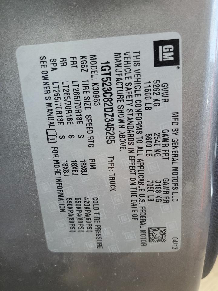 2013 GMC Sierra K3500 Sle VIN: 1GT523C82DZ346295 Lot: 83955085