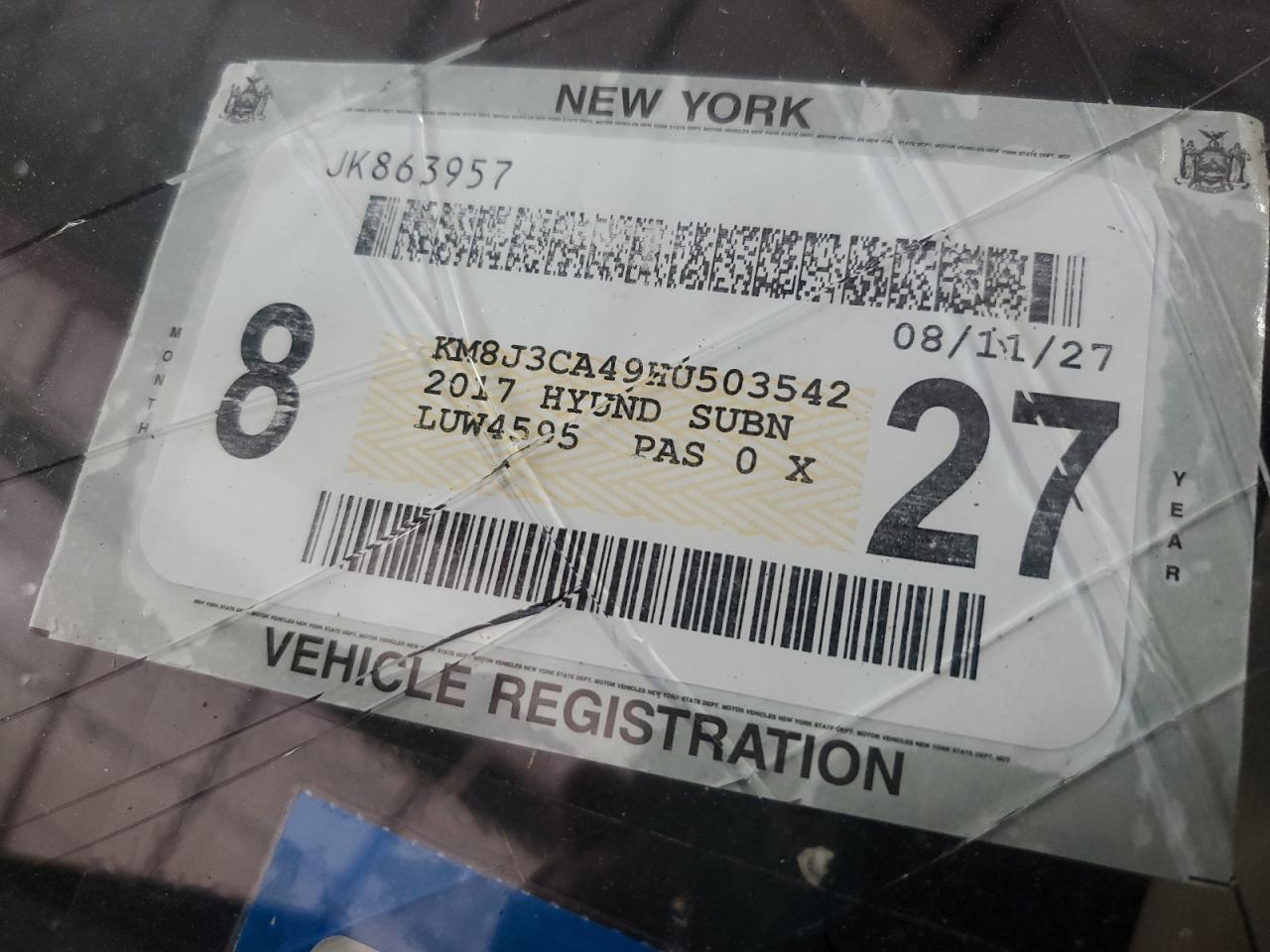 2017 Hyundai Tucson Limited VIN: KM8J3CA49HU503542 Lot: 85104105