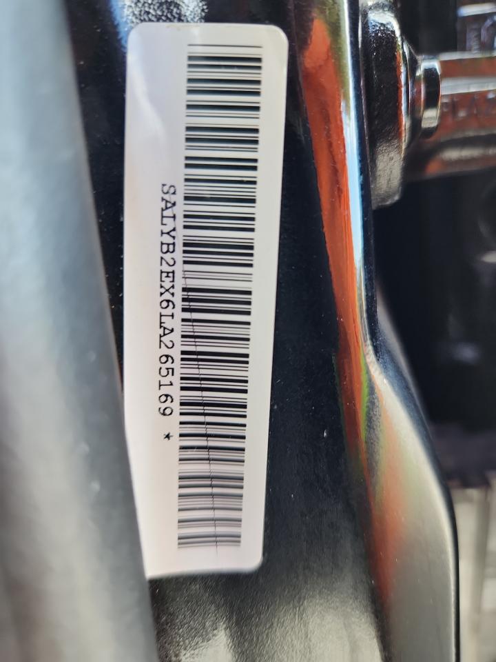 2020 Land Rover Range Rover Velar S VIN: SALYB2EX6LA265169 Lot: 85699105