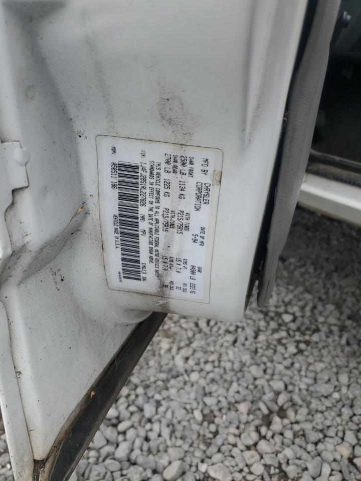 1994 Jeep Cherokee Se VIN: 1J4FJ28S1RL227826 Lot: 86289345