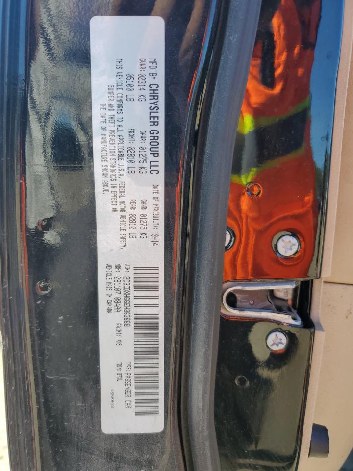 2014 Dodge Charger Sxt VIN: 2C3CDXHG6EH363888 Lot: 86477765