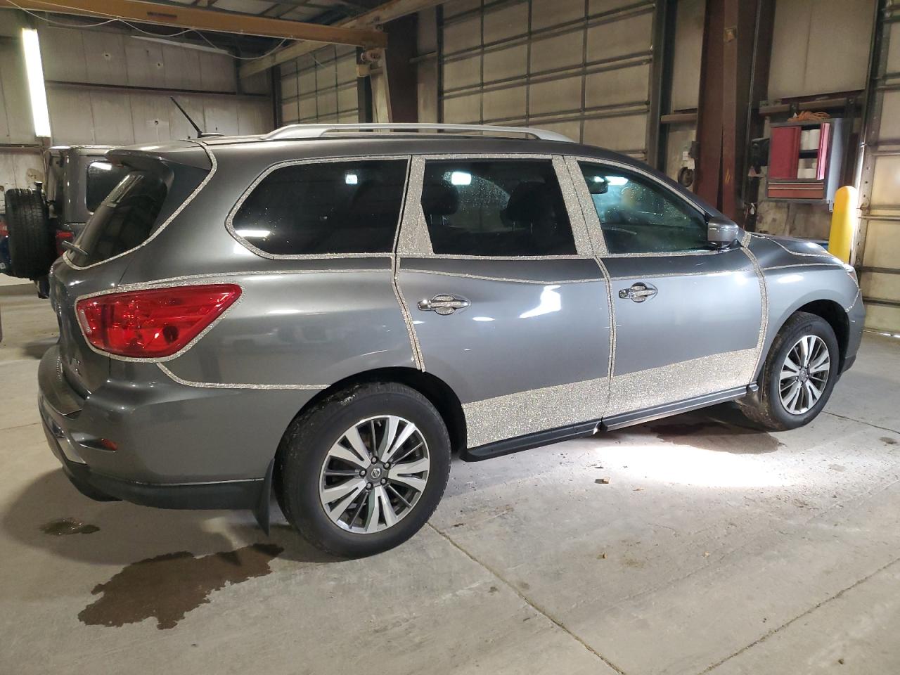 2017 Nissan Pathfinder S grey null gas 5N1DR2MM0HC639453 photo #4