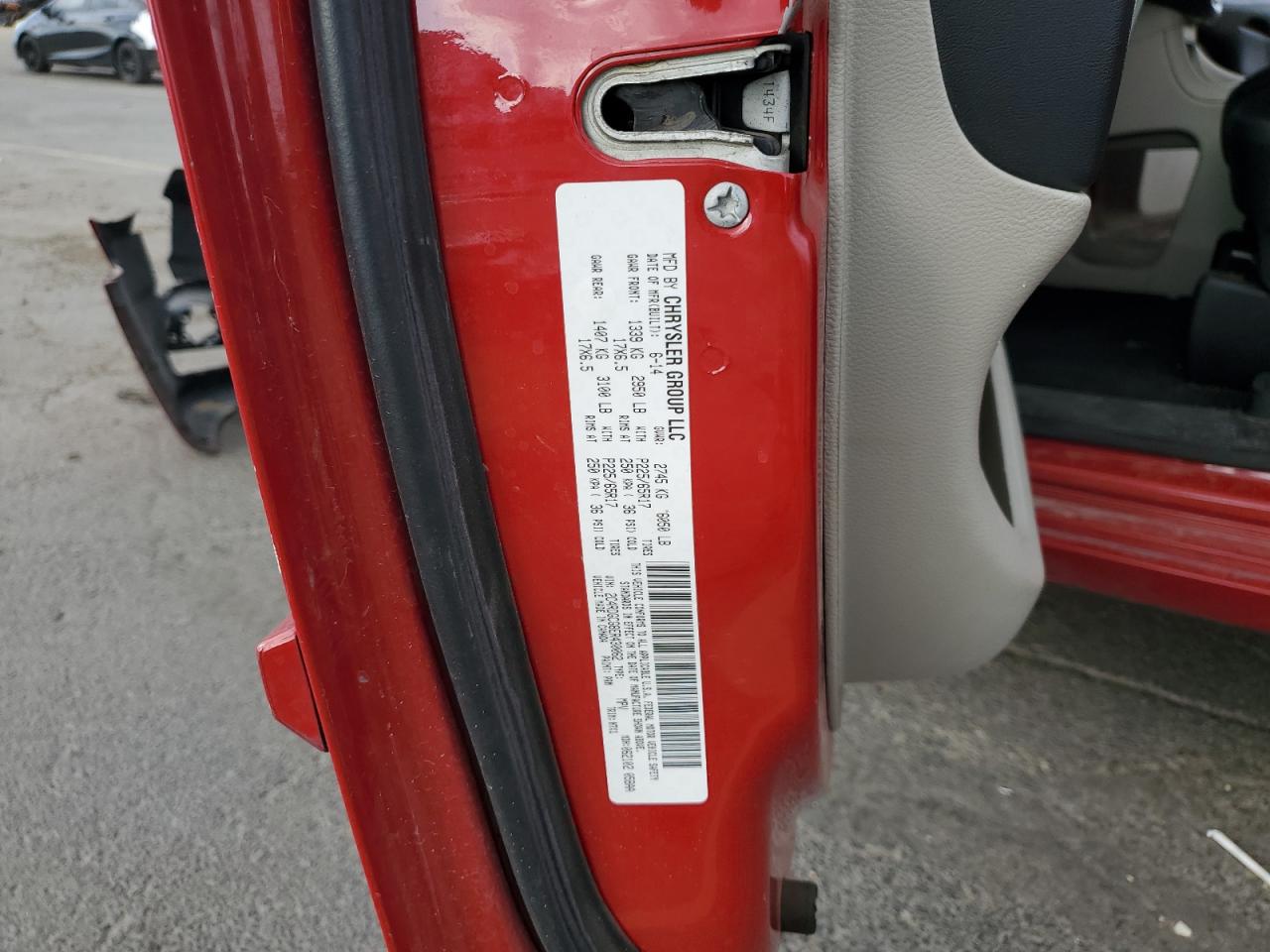 2014 Dodge Grand Caravan Sxt VIN: 2C4RDGCG8ER430062 Lot: 86183835