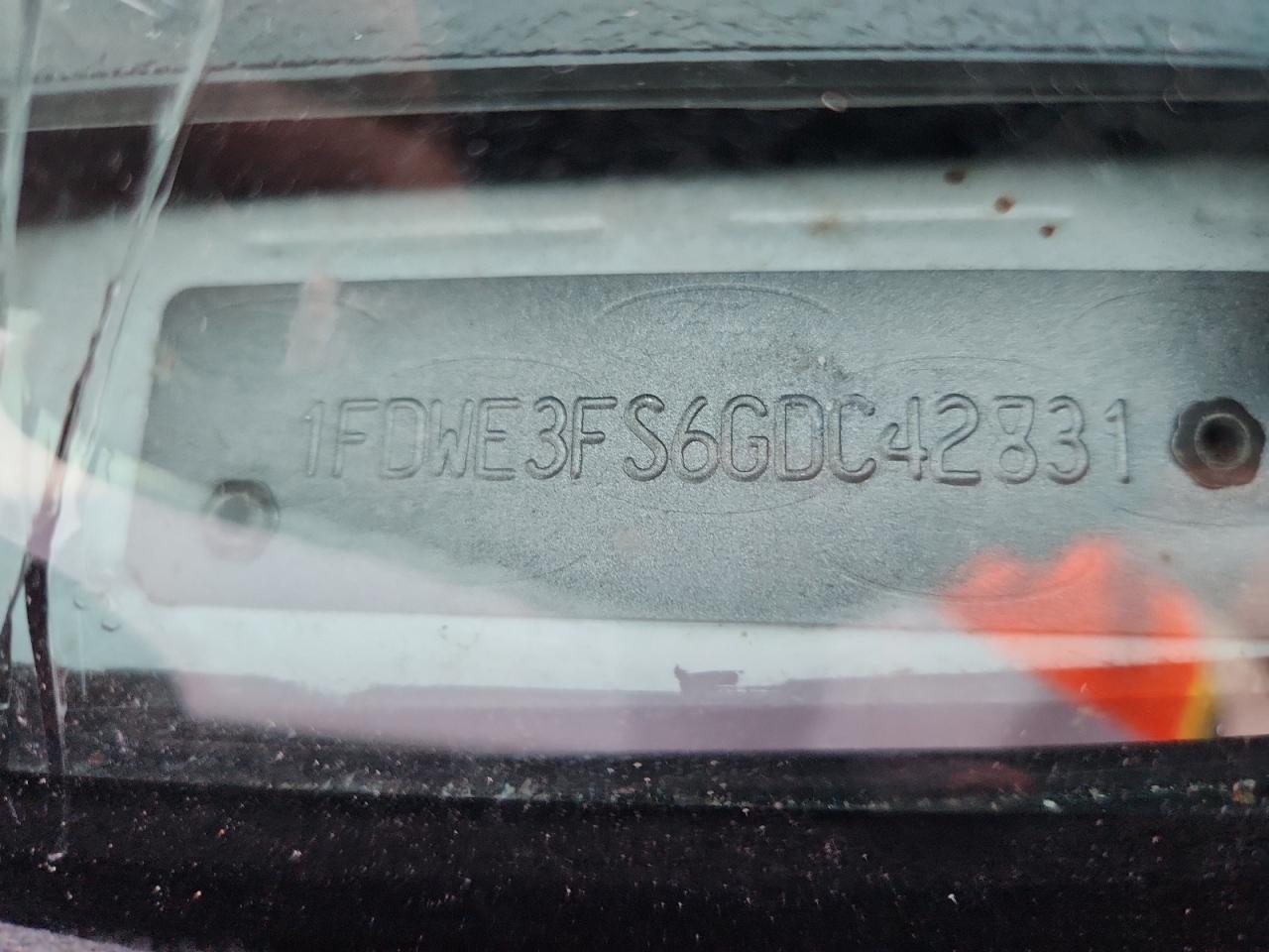 2016 Ford Econoline E350 Super Duty Cutaway Van VIN: 1FDWE3FS6GDC42831 Lot: 83987495