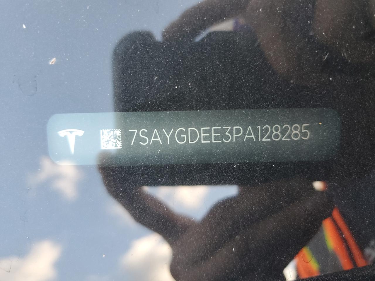 2023 Tesla Model Y VIN: 7SAYGDEE3PA128285 Lot: 86510255