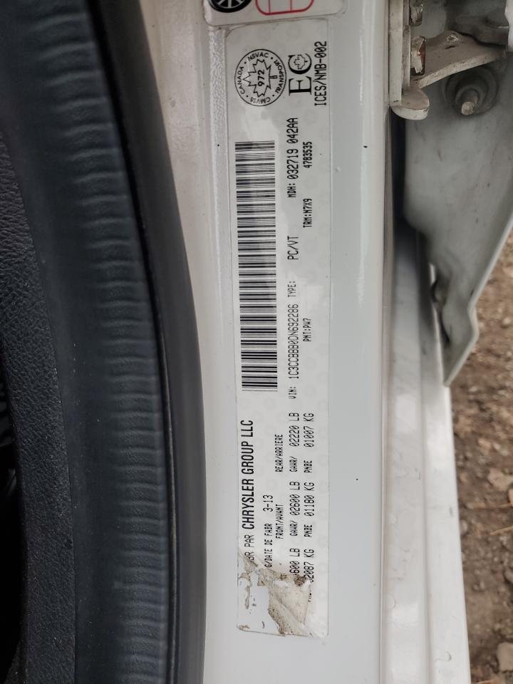 2013 Chrysler 200 Touring VIN: 1C3CCBBB0DN692286 Lot: 90379105