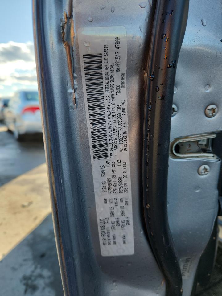 2019 Ram 1500 Classic Slt VIN: 1C6RR7TTXKS621000 Lot: 84947445