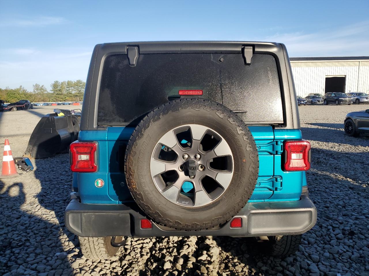 2020 Jeep Wrangler Unlimited Sahara VIN: 1C4HJXEG8LW192395 Lot: 81585485