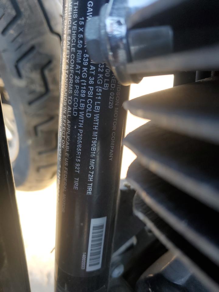 2020 Harley-Davidson Flhtcutg VIN: 1HD1MAF10LB855531 Lot: 90419605