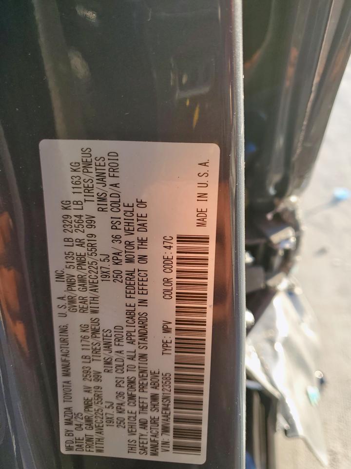 2025 Mazda Cx-50 Premium Plus VIN: 7MMVAAEW4SN123585 Lot: 85571495