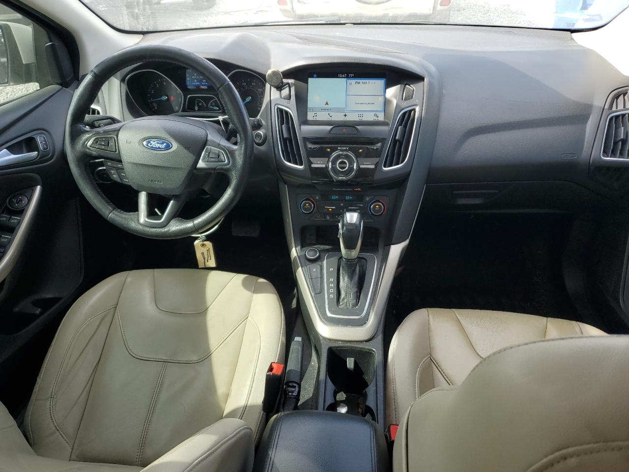 2017 Ford Focus Titanium VIN: 1FADP3N29HL208225 Lot: 84953305