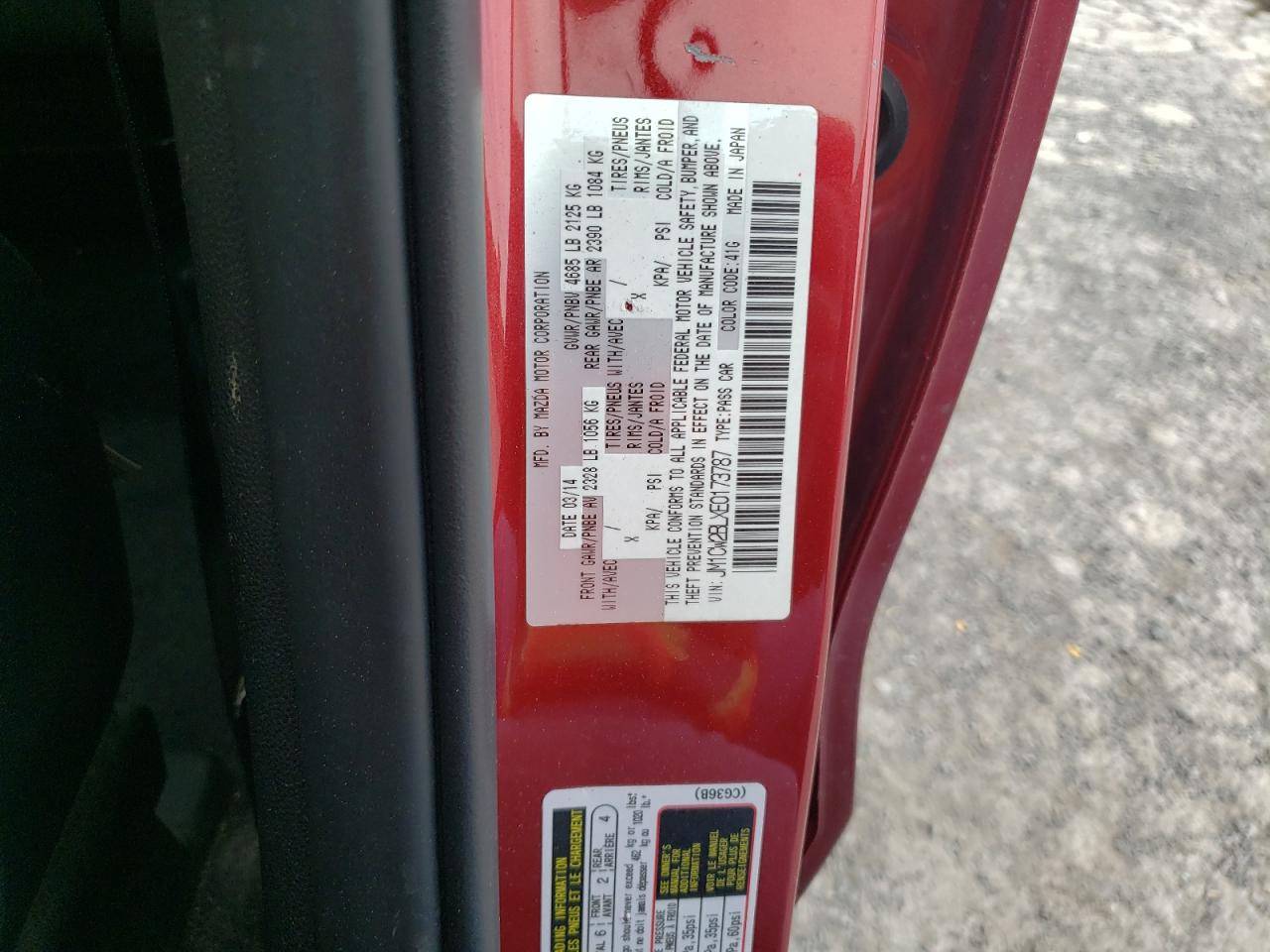 2014 Mazda 5 Sport VIN: JM1CW2BLXE0173787 Lot: 85326145