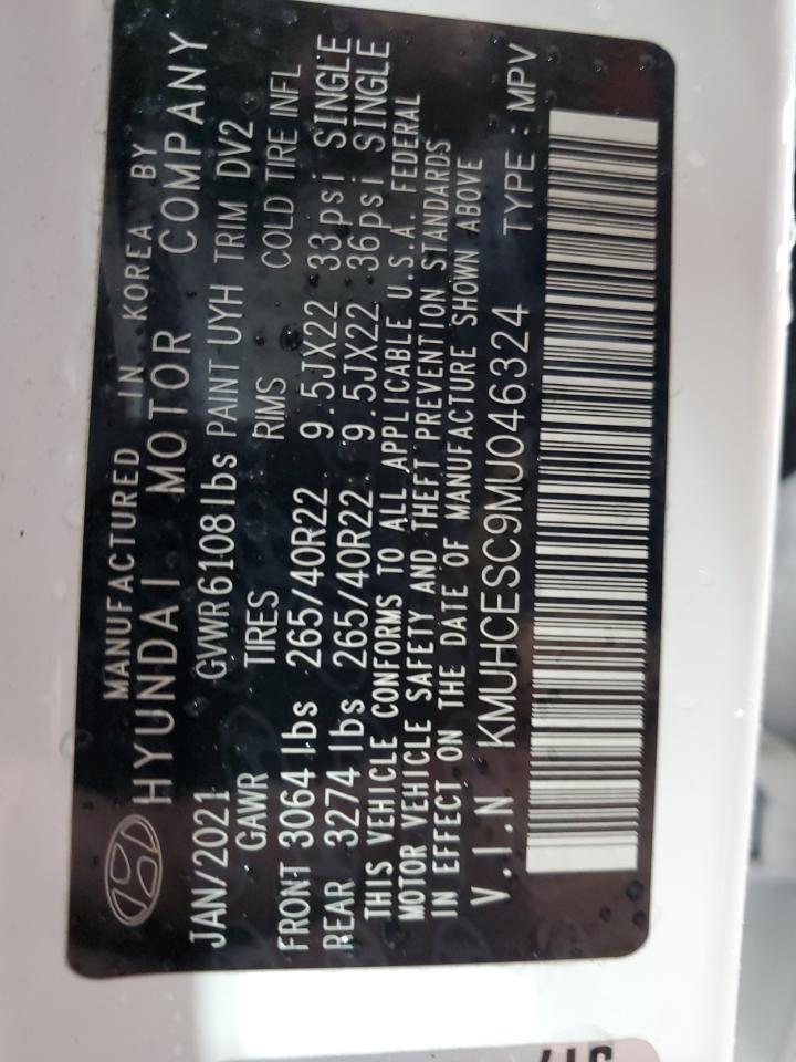 2021 Genesis Gv80 Base VIN: KMUHCESC9MU046324 Lot: 89492585