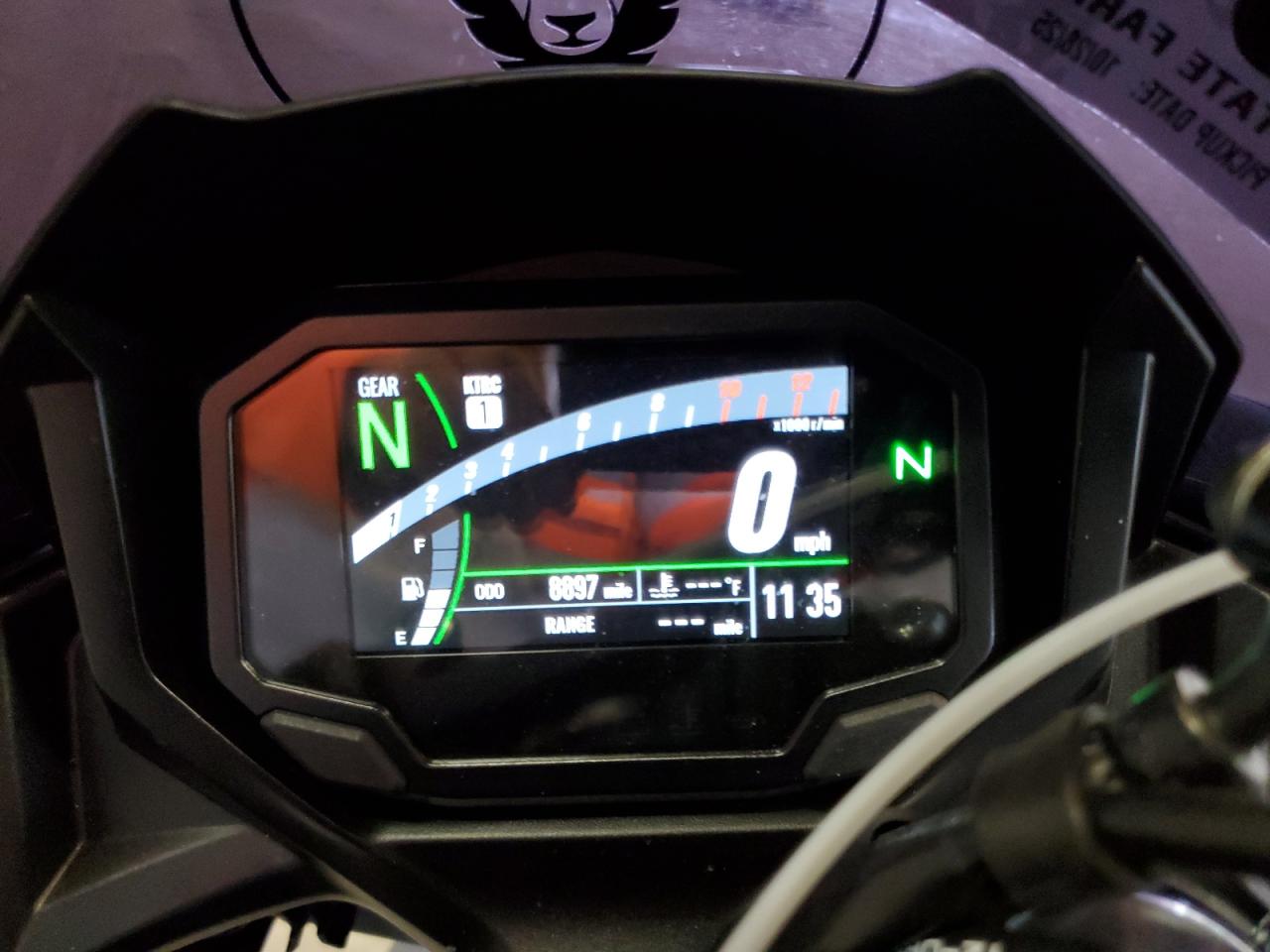 2024 Kawasaki Ex650 R VIN: ML5EXER15RDAB7319 Lot: 90350515