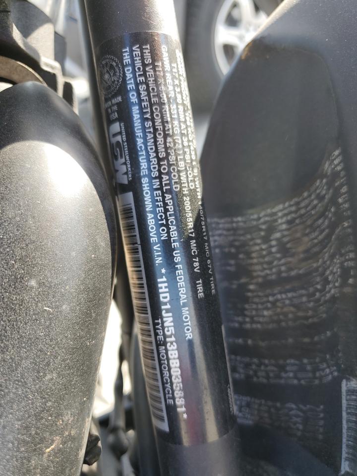 2011 Harley-Davidson Flstfb VIN: 1HD1JN513BB035881 Lot: 85162155