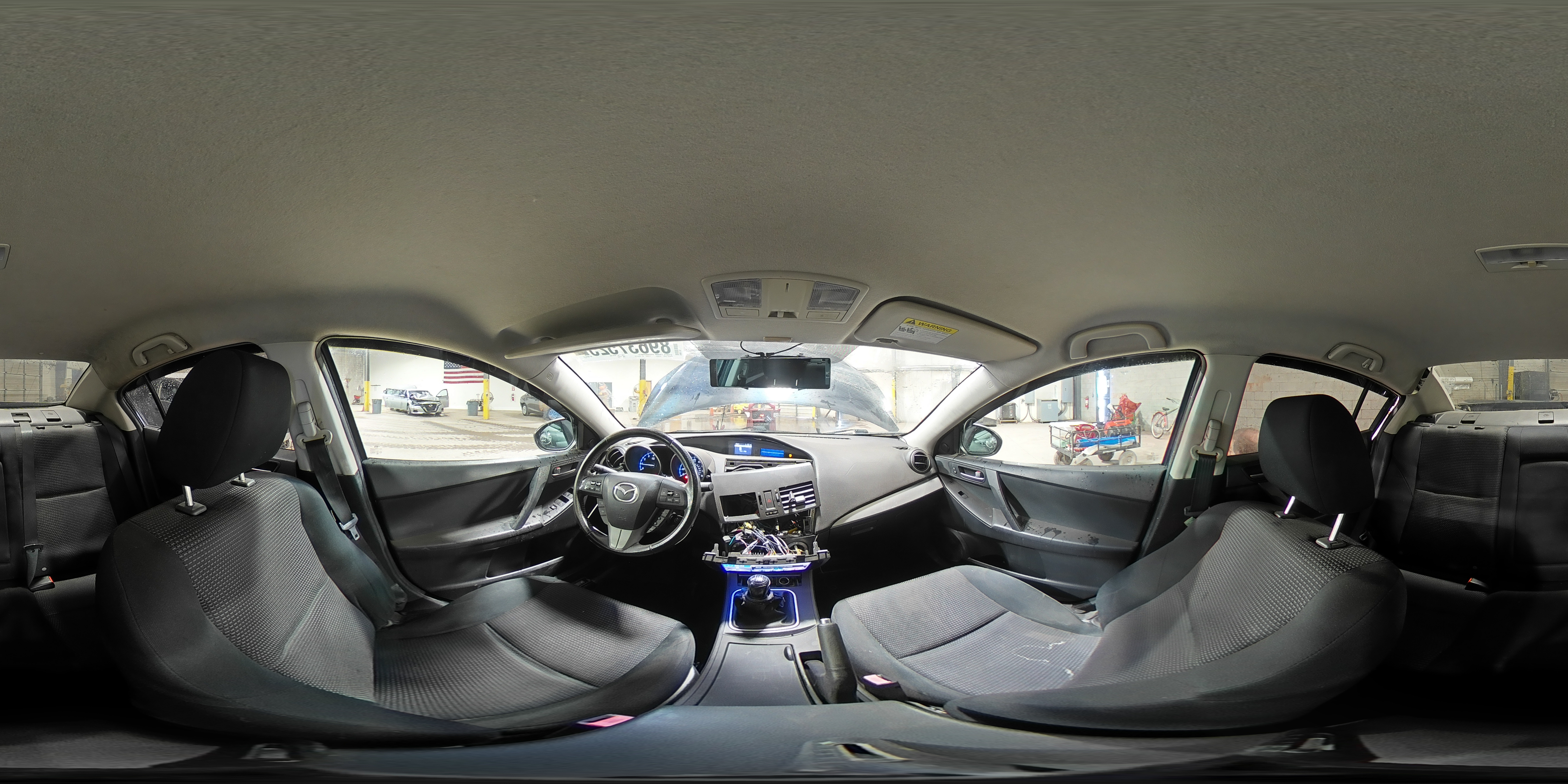 2012 Mazda 3 I VIN: JM1BL1V81C1658302 Lot: 89637525